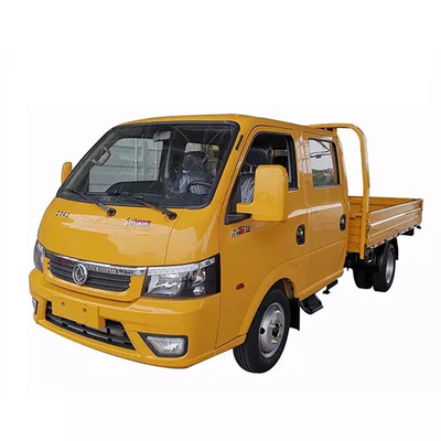 کامیون باری سبک DONGFENG کامیون دو کابین ردیفی کامیون تخت چراغ باری 90 اسب بخار دیزل