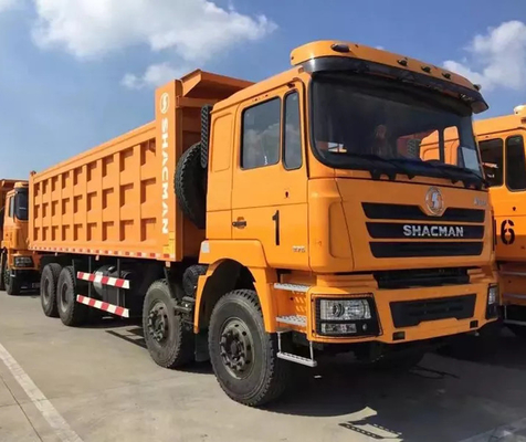 کمپرسی شاکمن F3000 8x4 کمپرسی یورو 2 با قدرت 380 اسب بخار 10MT دیزل تیپر سیستم تعلیق هیدرولیک کابین