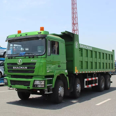 کمپرسی شاکمن F3000 8x4 کمپرسی یورو 2 با قدرت 380 اسب بخار 10MT دیزل تیپر سیستم تعلیق هیدرولیک کابین