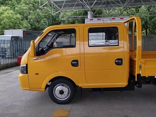 کامیون باری سبک DONGFENG کامیون دو کابین ردیفی کامیون تخت چراغ باری 90 اسب بخار دیزل