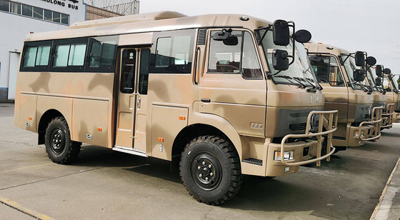 Dongfeng Off Road Vehicles 4x4 6x6 Off Road Bus 6.7 متری بدنه گیربکس دستی