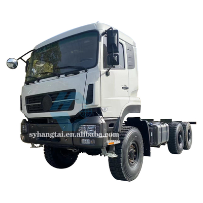 SKD 6 Wheel Drive Truck 330hp Diesel Power 6x6 Off Road Truck 25 تن شاسی