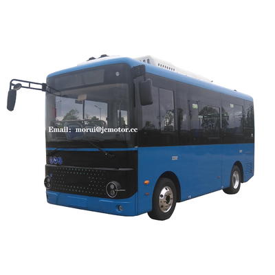 طبقه پایین 12 صندلی اتوبوس مینی شهری 6 متری Pure Electric اتحادیه اروپا استاندارد CCS2 DC شارژ سریع Ebus