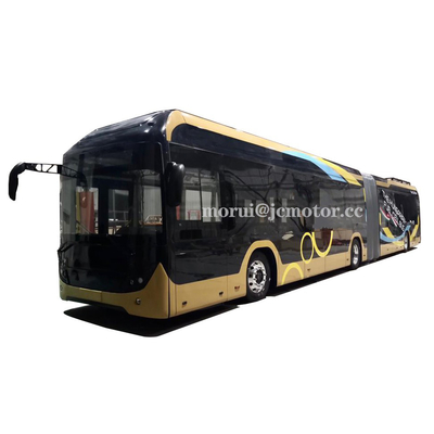 اتوبوس شهری الکتریکی 18 متری FCEV 55 صندلی BRT مفصل با بار کامل