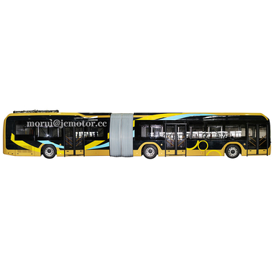 اتوبوس شهری الکتریکی 18 متری FCEV 55 صندلی BRT مفصل با بار کامل