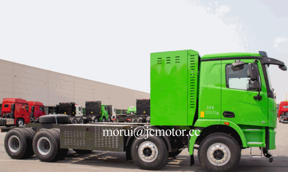 FCEV انرژی جدید هیدروژن کامیون بری 12 چرخ 8x4 31 تن 350 کیلومتر مایل برای معدن زغال سنگ