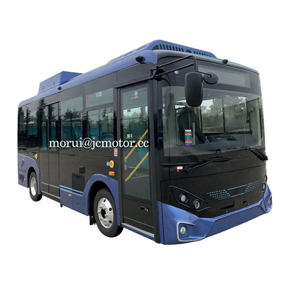 سفارشی سازی 6.7m ZEV اتوبوس عمومی الکتریکی 28 صندلی Ebus 300km اتوبوس شاتل کارکنان