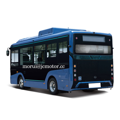 سفارشی سازی 6.7m ZEV اتوبوس عمومی الکتریکی 28 صندلی Ebus 300km اتوبوس شاتل کارکنان