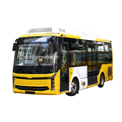 OEM 7.7m BEV RHD اتوبوس شهری الکتریکی راست دست رانندگی حمل و نقل مسافران شهری 200 کیلومتر