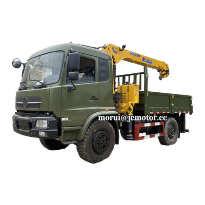 قفل های تمایز تورسن 4x4 جرثقیل نصب شده بر روی کامیون تمام وقت 4WD در خارج از جاده وسایل نقلیه 9 تن ظرفیت بار مفید