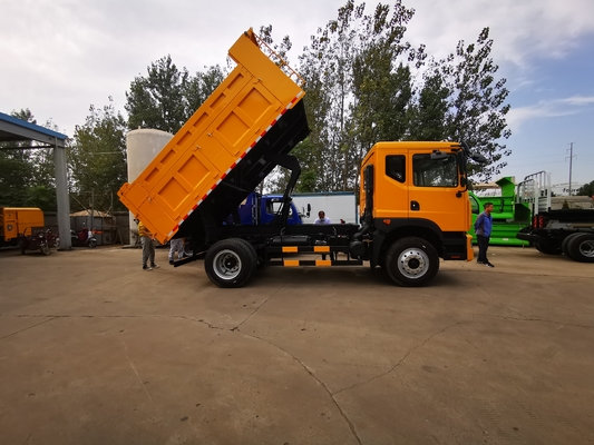 کامیون کمپرسی سنگین دانگ فنگ 4x2 کامیون کمپرسی کوچک GVW 17.5 تن 136 اسب بخار