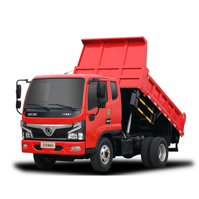 Euro 4 DONGFENG کامیون تخلیه موتور YUCHAI فرمان چپ 3.7 متر