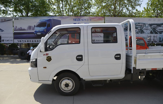 کامیون باری سبک 4.5T موتور دیزلی 4x2 کامیون کامیون کوچک دو ردیفه 5 صندلی
