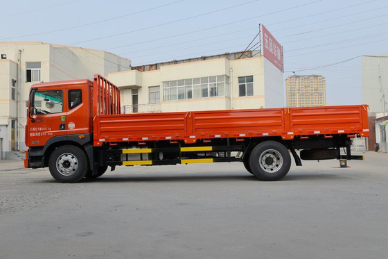 Euro 2 Dongfeng Cargo Medium Duty Truck 12T Cummins Engine 8MT گیربکس