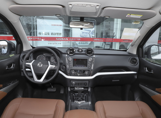 وانت 8AMT گیربکس 4WD مخزن بار تخت وانت دیزل 2.3 لیتری قدرتی DONGFENG