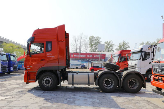 6x4 تراکتور دانگ فنگ یدک کش وزن 40 تن 400 اسب بخار قدرت دیزل