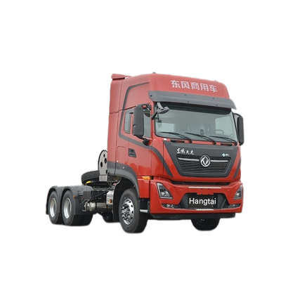 LNG 6x4 Heavy Duty Tractor Truck 470hp Traction جرم 39.5 تن حمل و نقل لجستیک