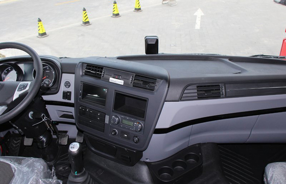 LNG 6x4 Heavy Duty Tractor Truck 470hp Traction جرم 39.5 تن حمل و نقل لجستیک