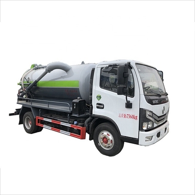 تانکر وکیوم فاضلاب کوچک DONGFENG 6MT مخزن موتور دیزلی 4.7 Cbm
