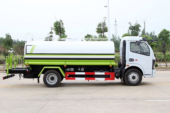9 Cbm پاشش آب سبک کامیون 4x2 چرخ دیزلی فرمان چپ