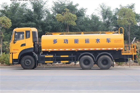 راهنمای کامیون بهداشتی شهری سنگین 6x4 290 اسب بخاری 9MT 20cbm اسپرینکلر خودرو