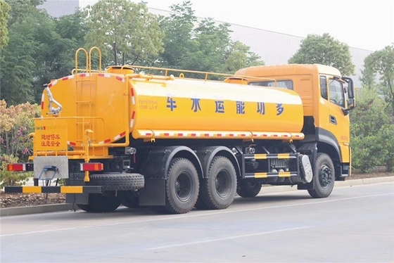 راهنمای کامیون بهداشتی شهری سنگین 6x4 290 اسب بخاری 9MT 20cbm اسپرینکلر خودرو