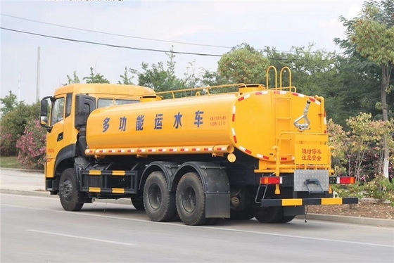 راهنمای کامیون بهداشتی شهری سنگین 6x4 290 اسب بخاری 9MT 20cbm اسپرینکلر خودرو